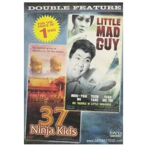 Martial Arts Double Feature DVD Little Mad Guy / 37 Ninja Kids Movie Set